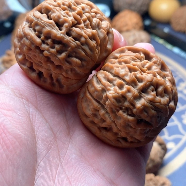 老***李吊坠桃核文玩核桃莲花43