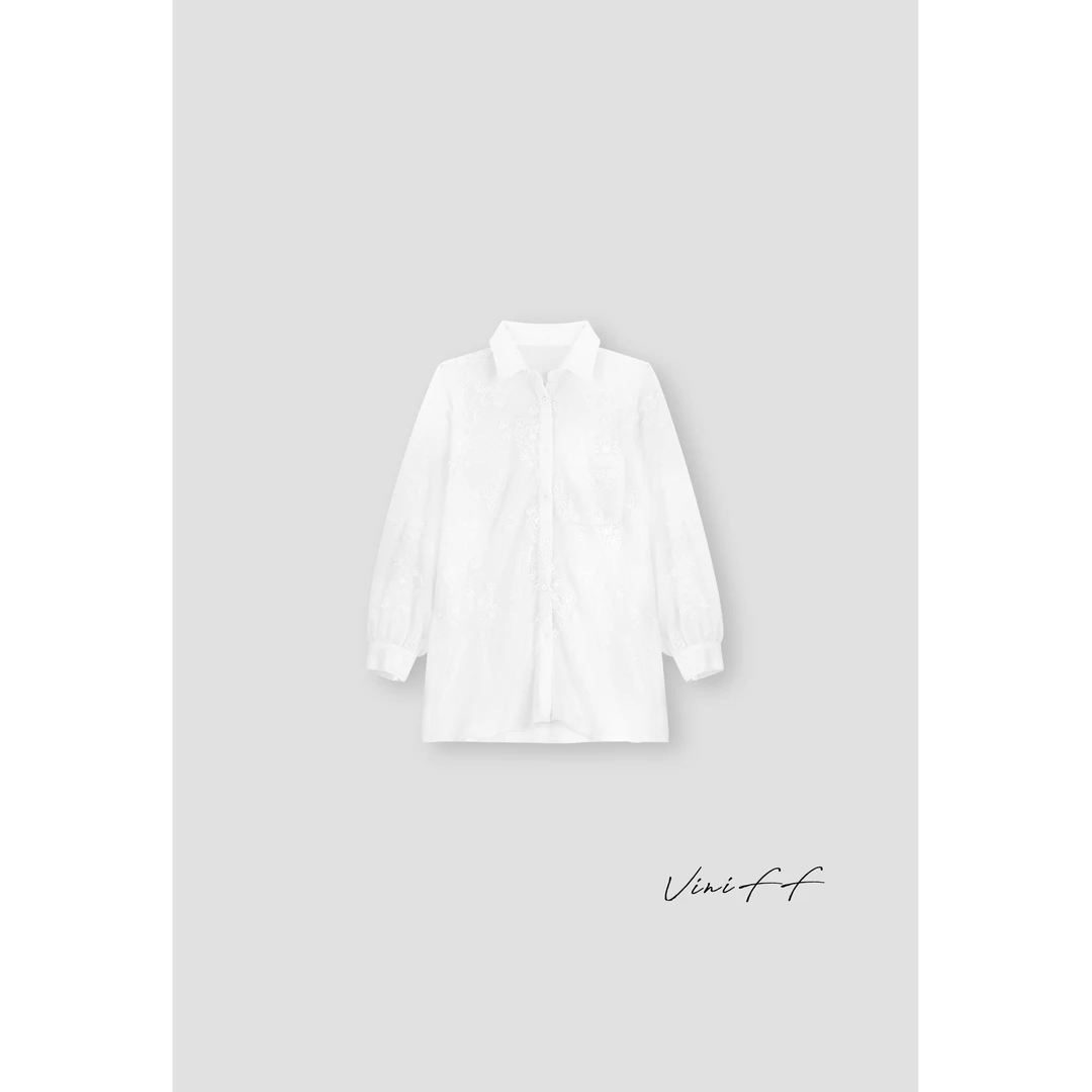 ViniFF薇妮｜2025S/S 早春新款 长袖衬衫WA5CC011