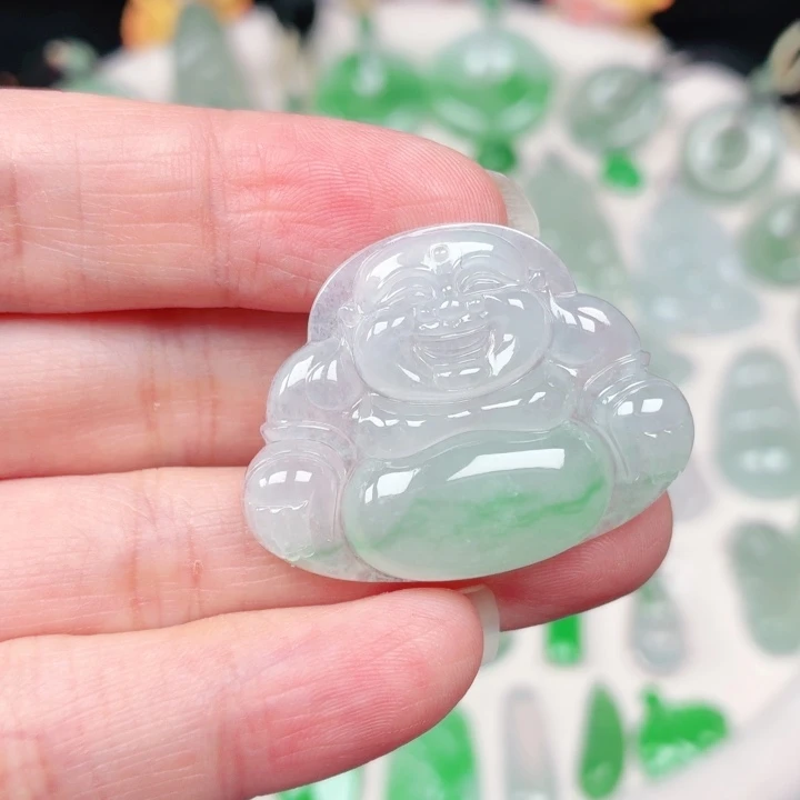 颈饰未镶嵌翡翠缅甸天然A货翡翠