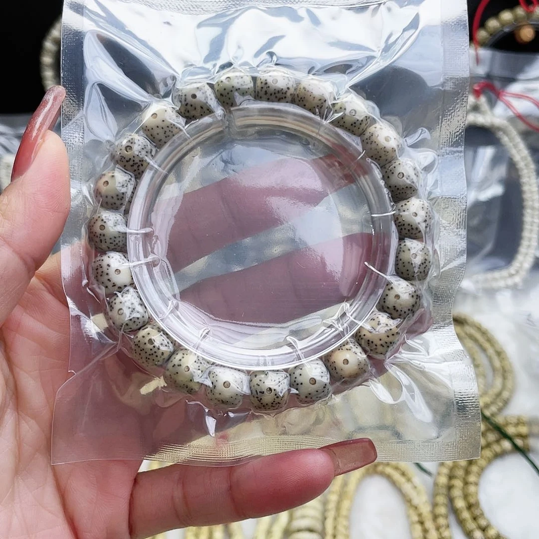 9×10单圈桶珠原生态石玉料