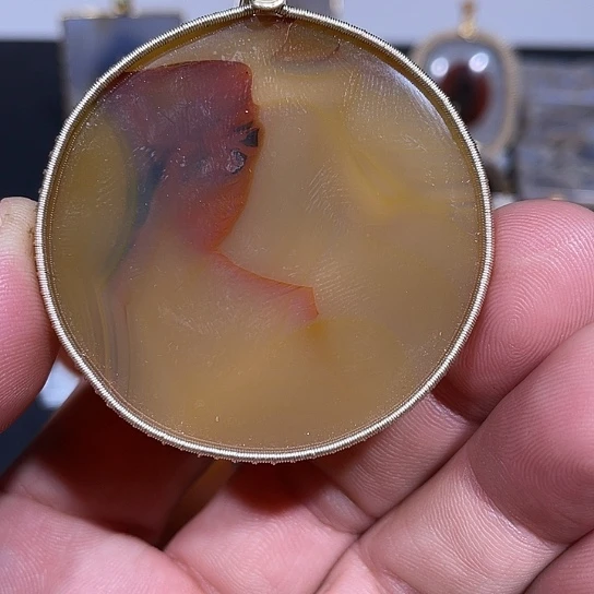 玛瑙/玉髓合金颈饰