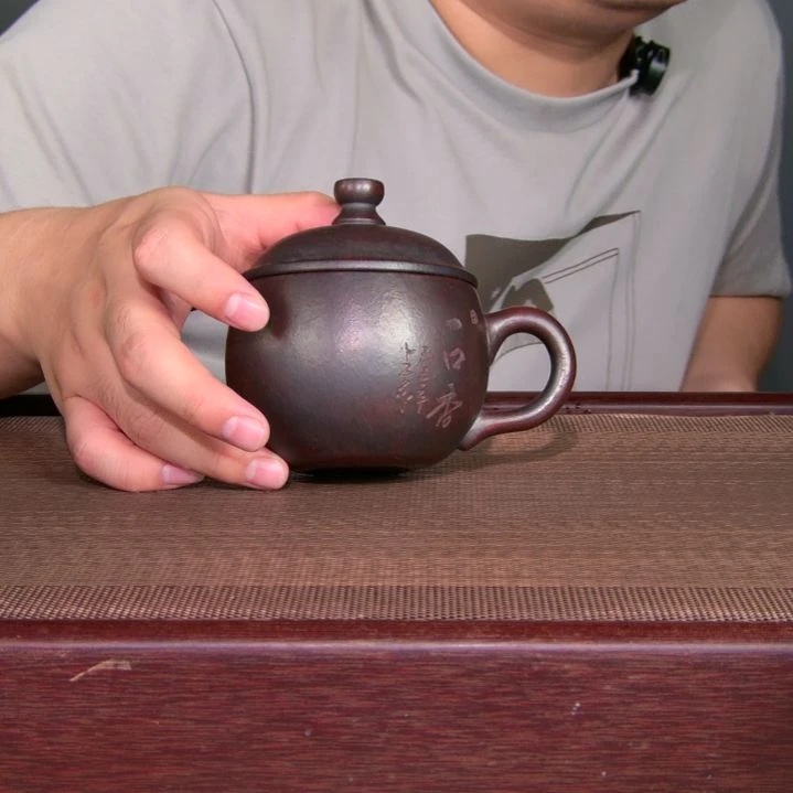 茶杯紫砂高货放漏