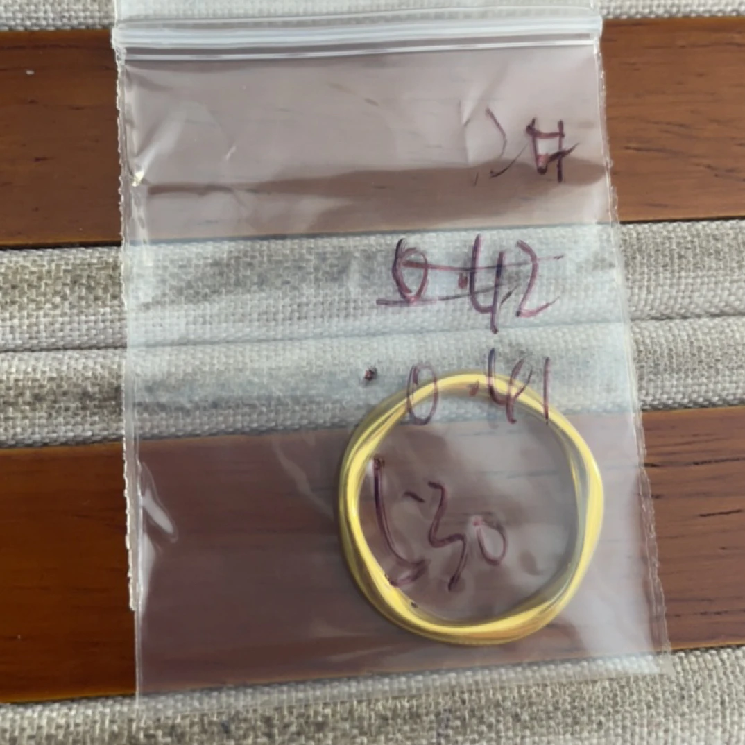 克重0.41 12号 莫比乌斯戒指 足金999