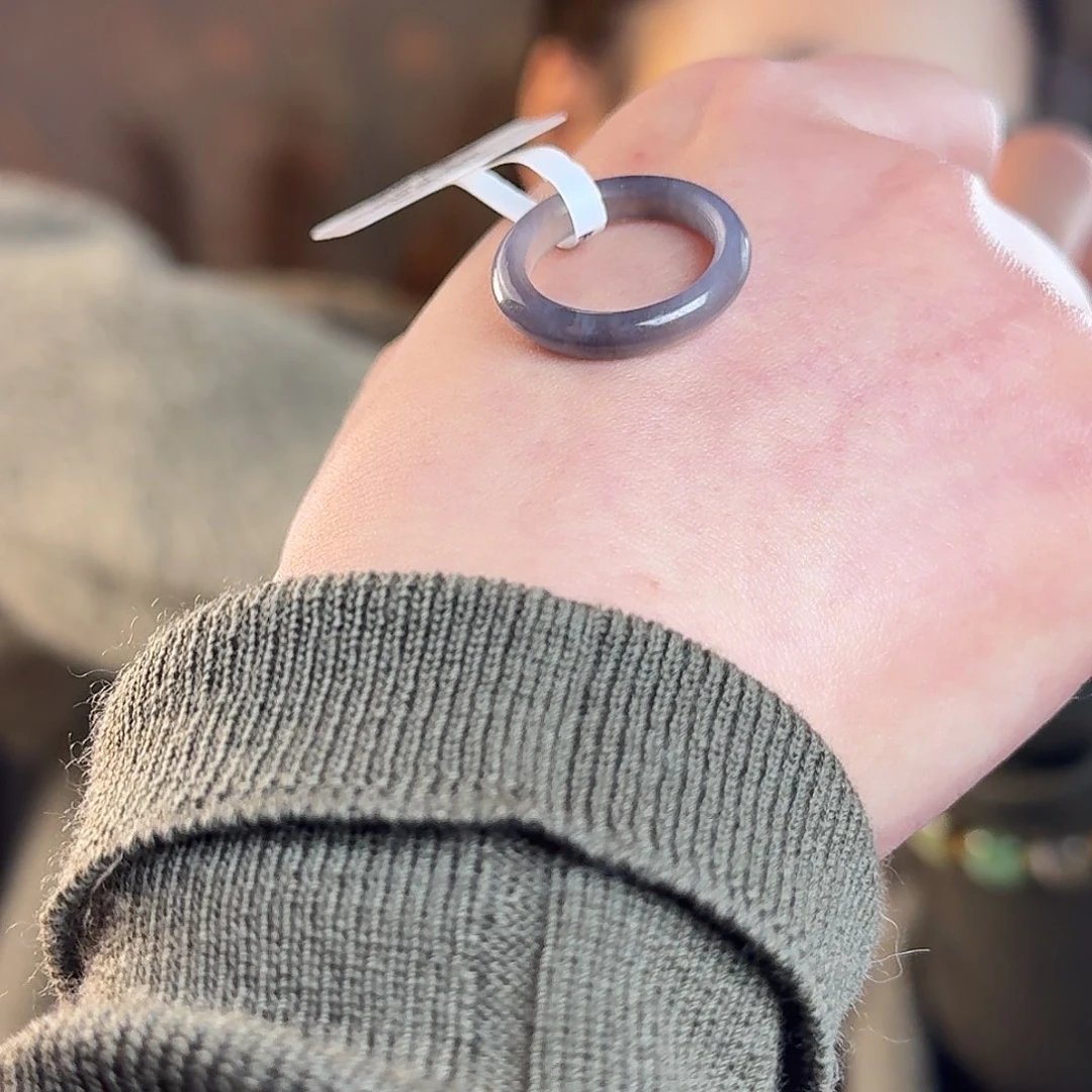 和田玉戒指未镶嵌港10 15.86