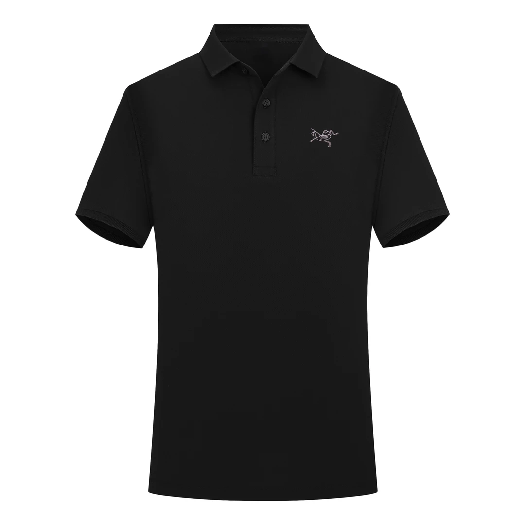 【奥莱撤柜】刺绣时尚男士polo衫夏季冰丝透气休闲商务短袖t恤翻领