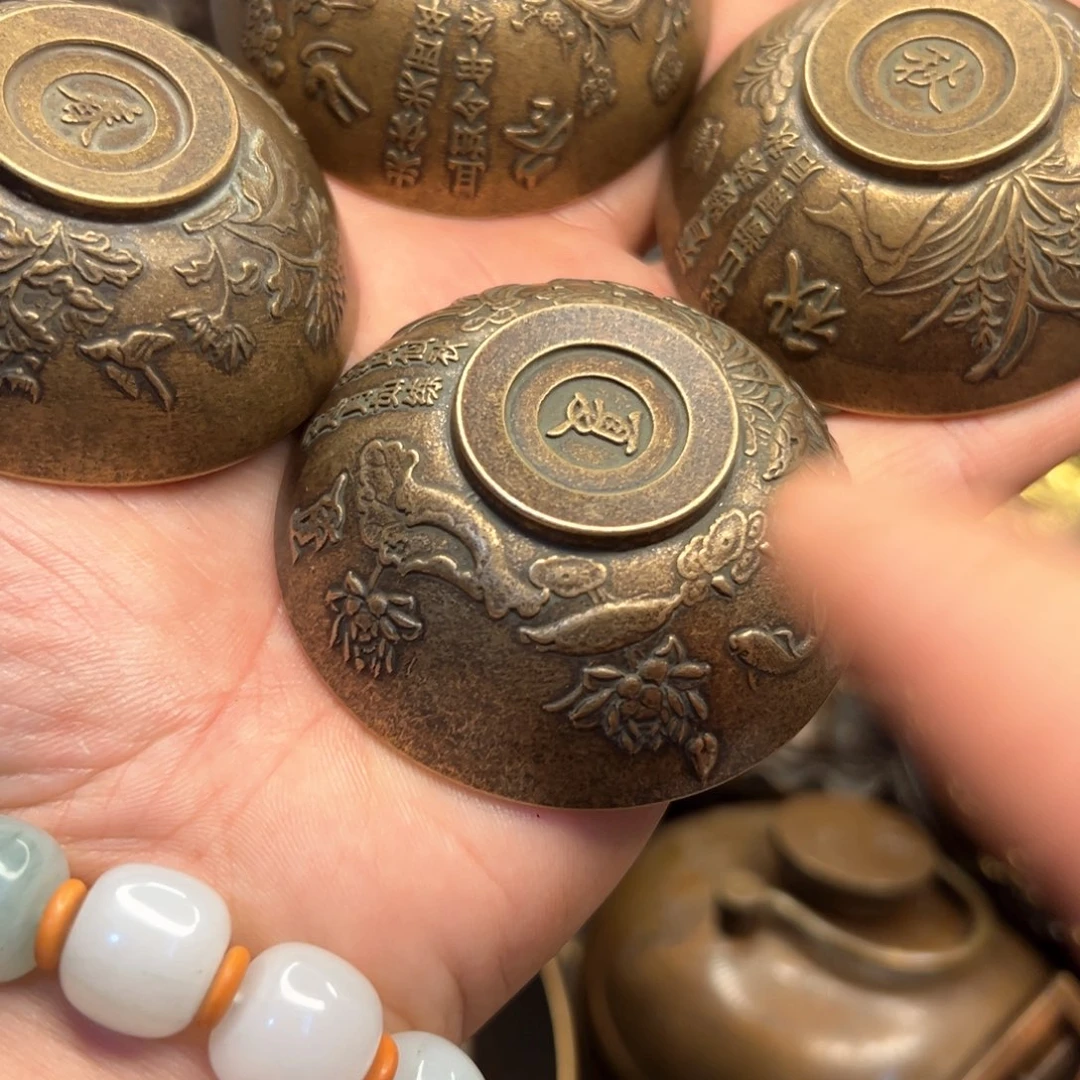 铜摆件欢迎欢迎你