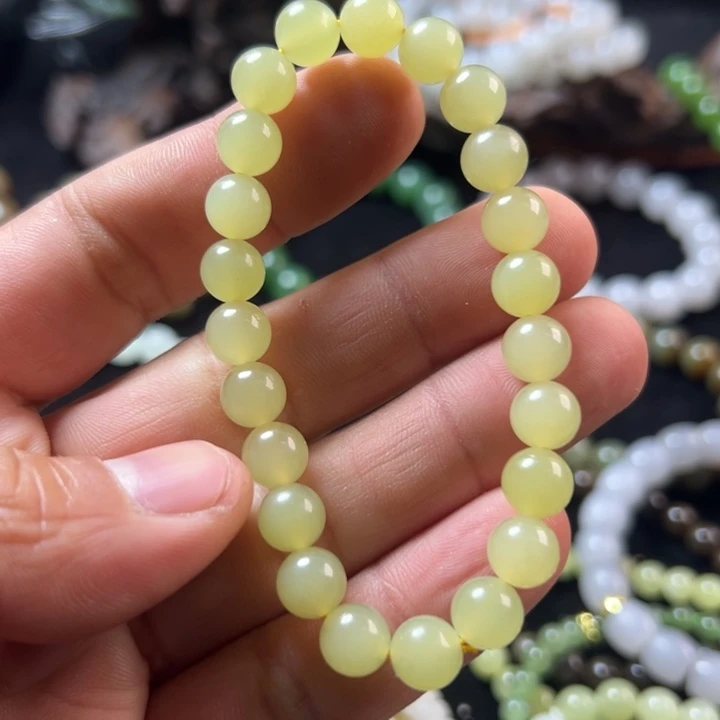 和田玉（糖玉）未镶嵌手链