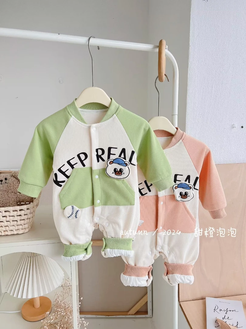 TC 4100棒球小熊哈衣（以直播衣服为准）婴幼儿衣服）（直播间)