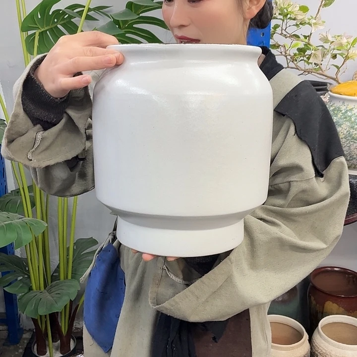 20×27 -粗陶花盆有孔-买买买