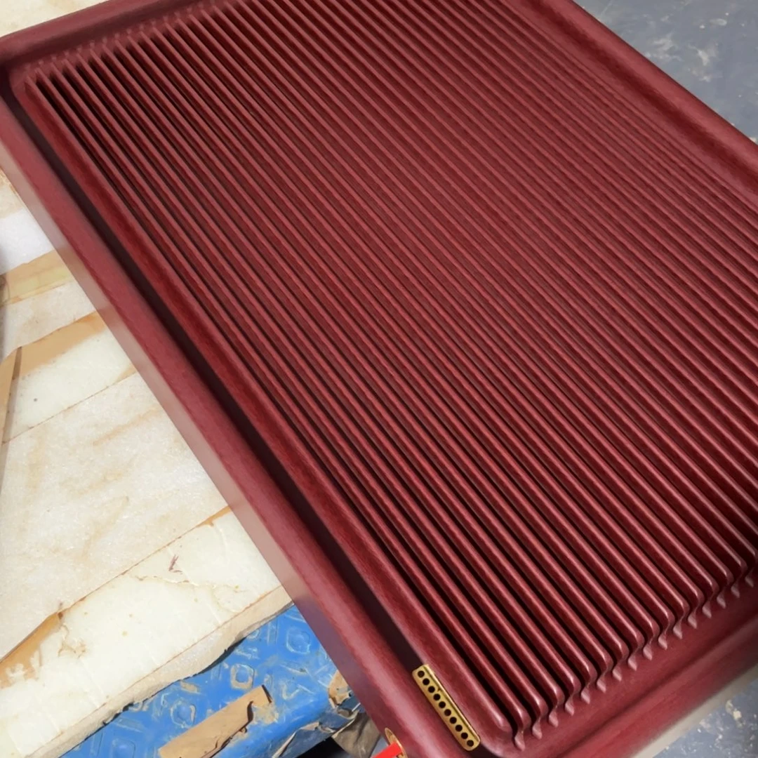 宁***.电木茶盘红汉唐款