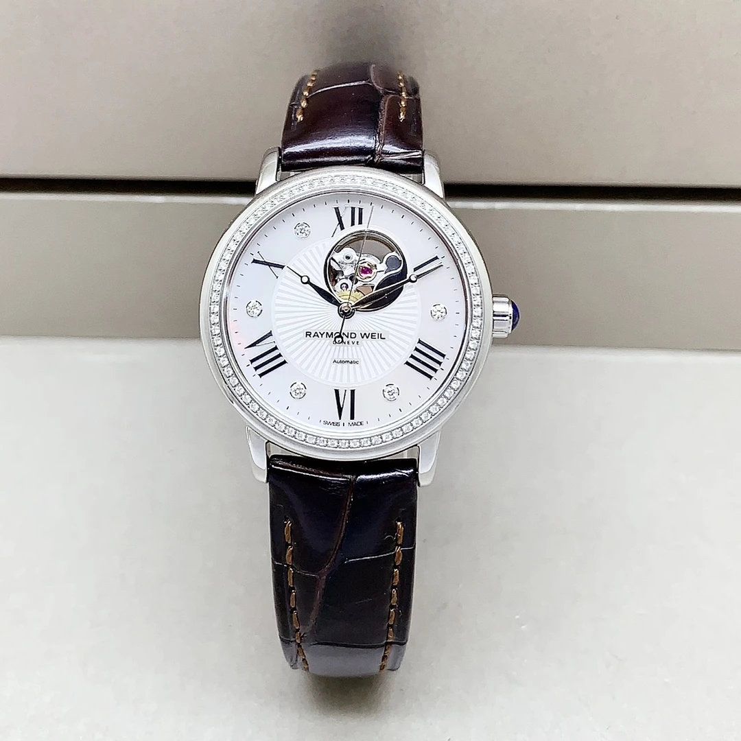 95新 RAYMOND WEIL/蕾蒙威 女装腕表系列/30mm/原钻/自动机械女表