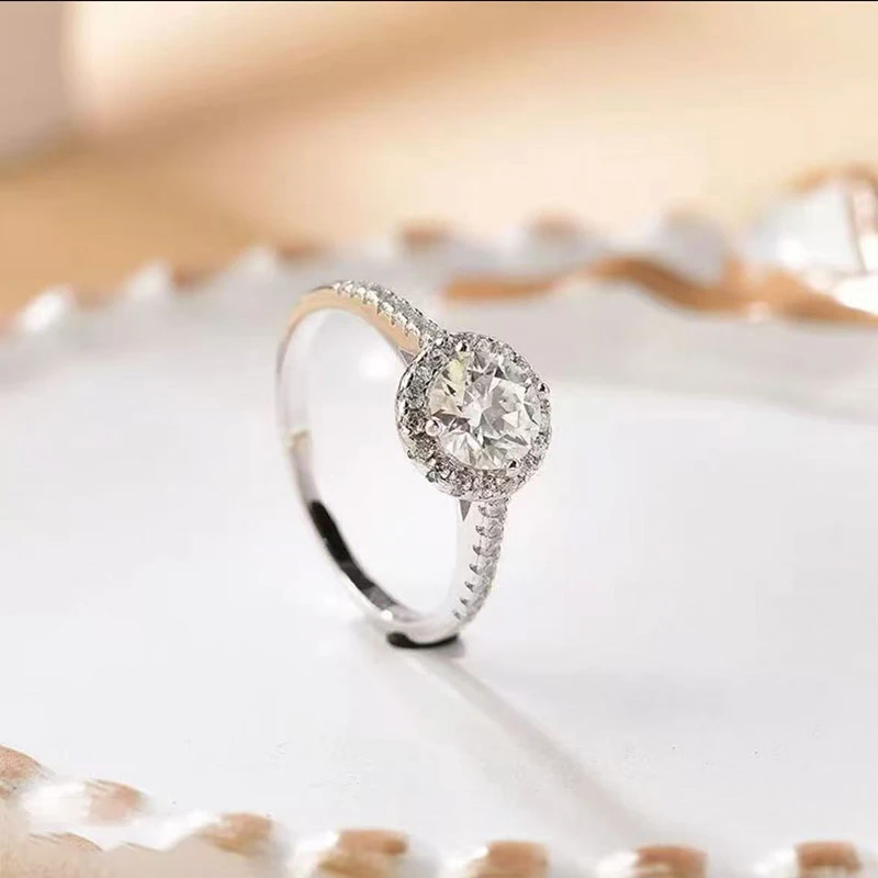 【南非之星】NFZX高端奢华定制  公主圆包  戒指1ct