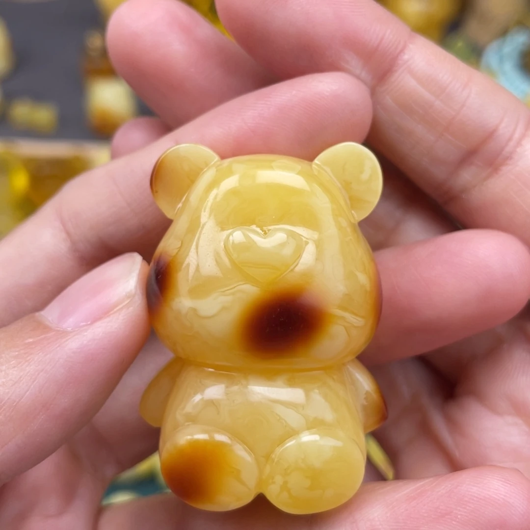 裸石琥珀未镶嵌蜜蜡