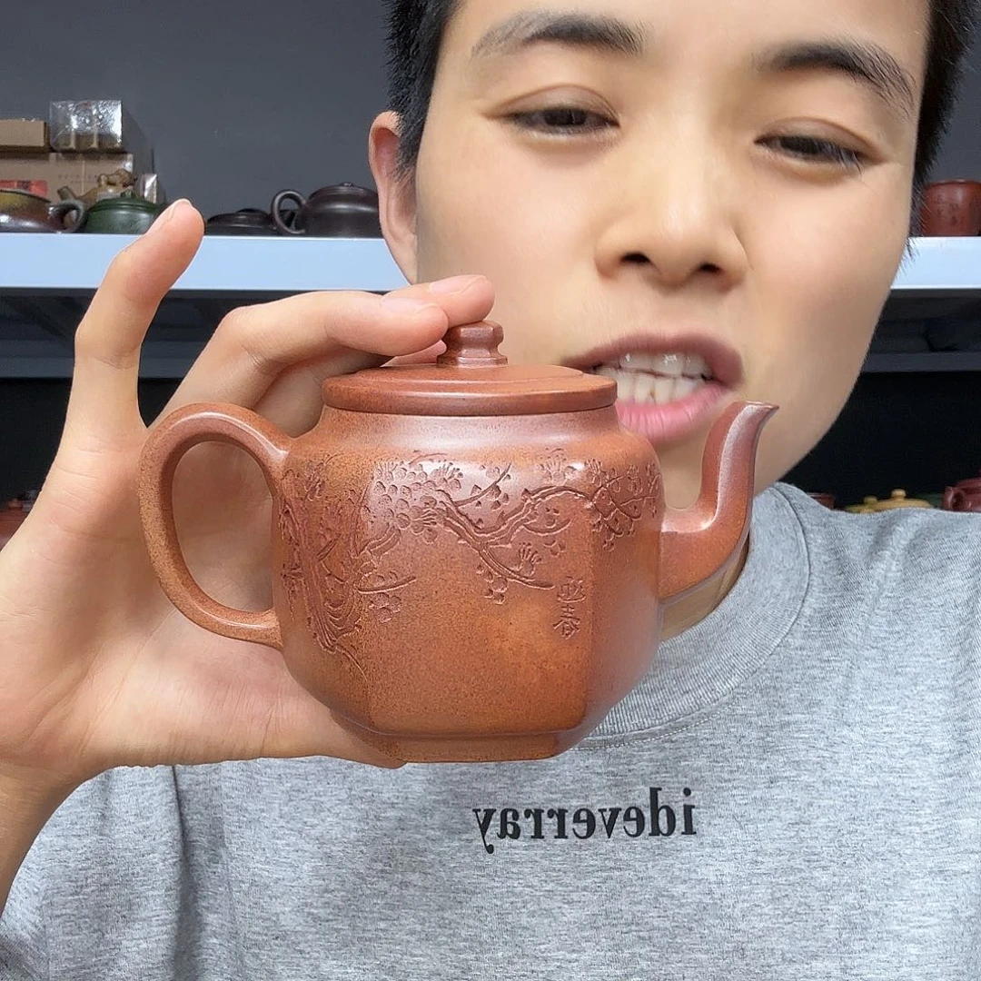 茶壶紫砂民间手艺人全手工制作