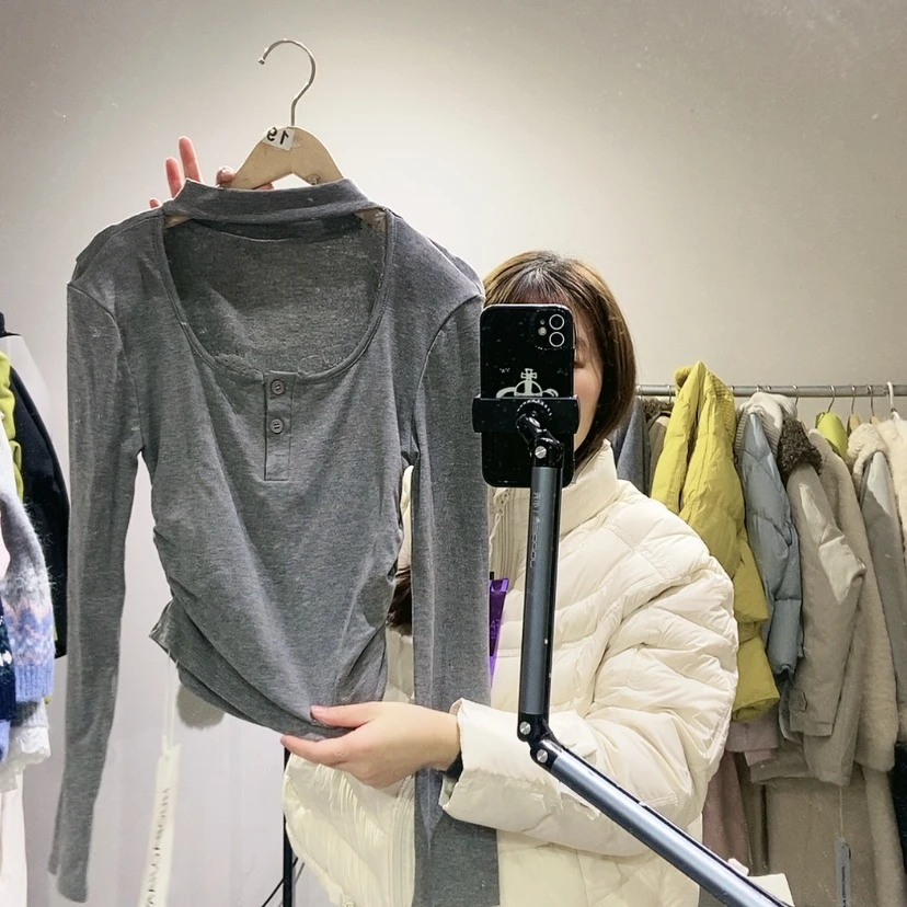 【闪购商品】灰色打底