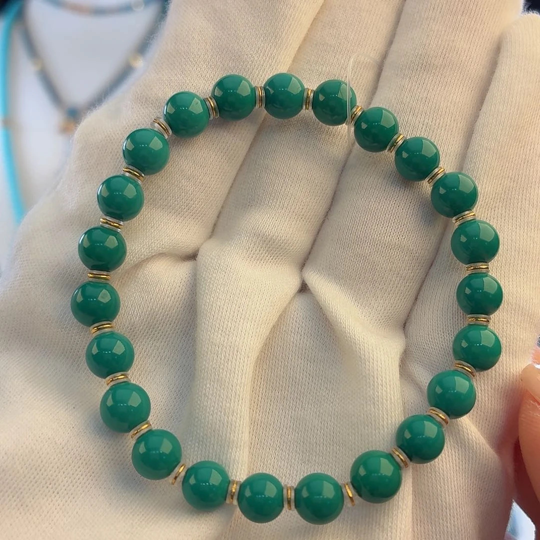 绿松石未镶嵌绿松石6.5mm