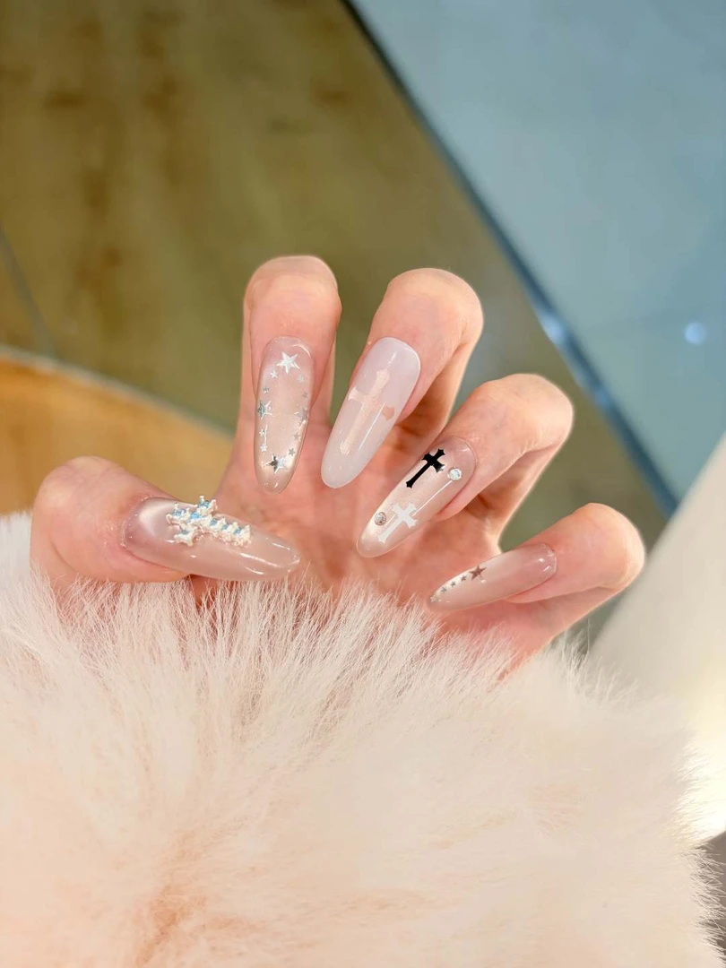 X《十字星辰》纯手工穿戴甲