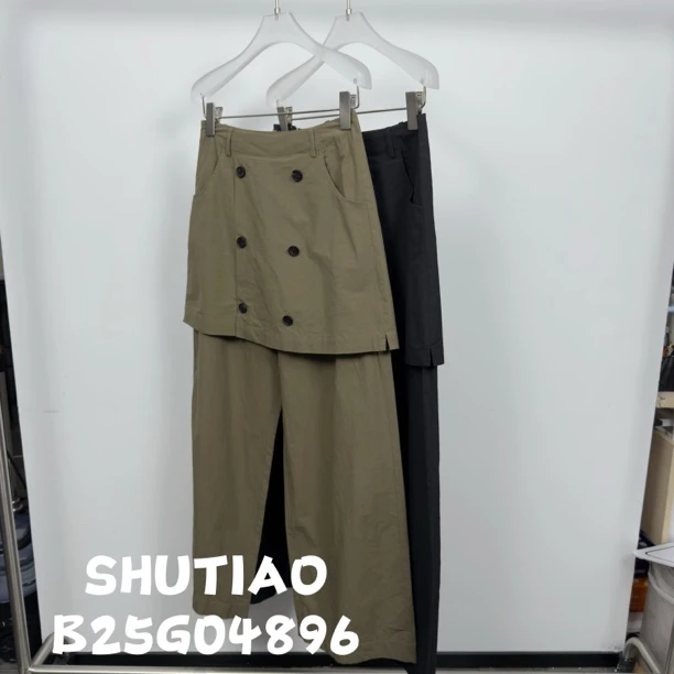 【SHUTIAO】2025夏季：新款小众设计款裤子B25G04896