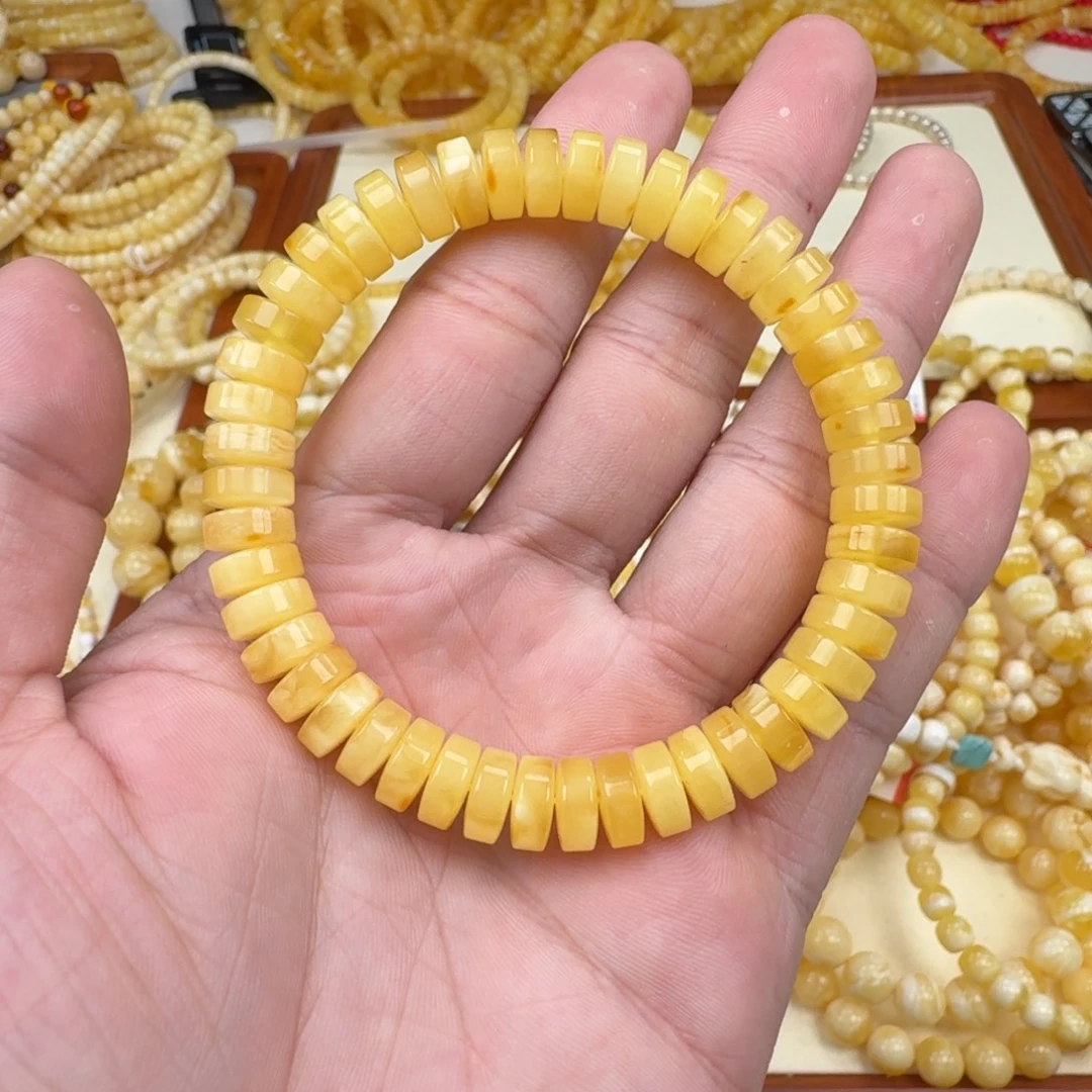 手链琥珀未镶嵌蜜蜡手串