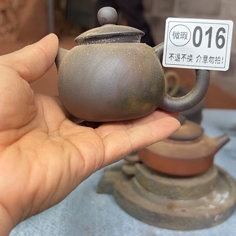 戬谷龙窑柴烧茶壶016