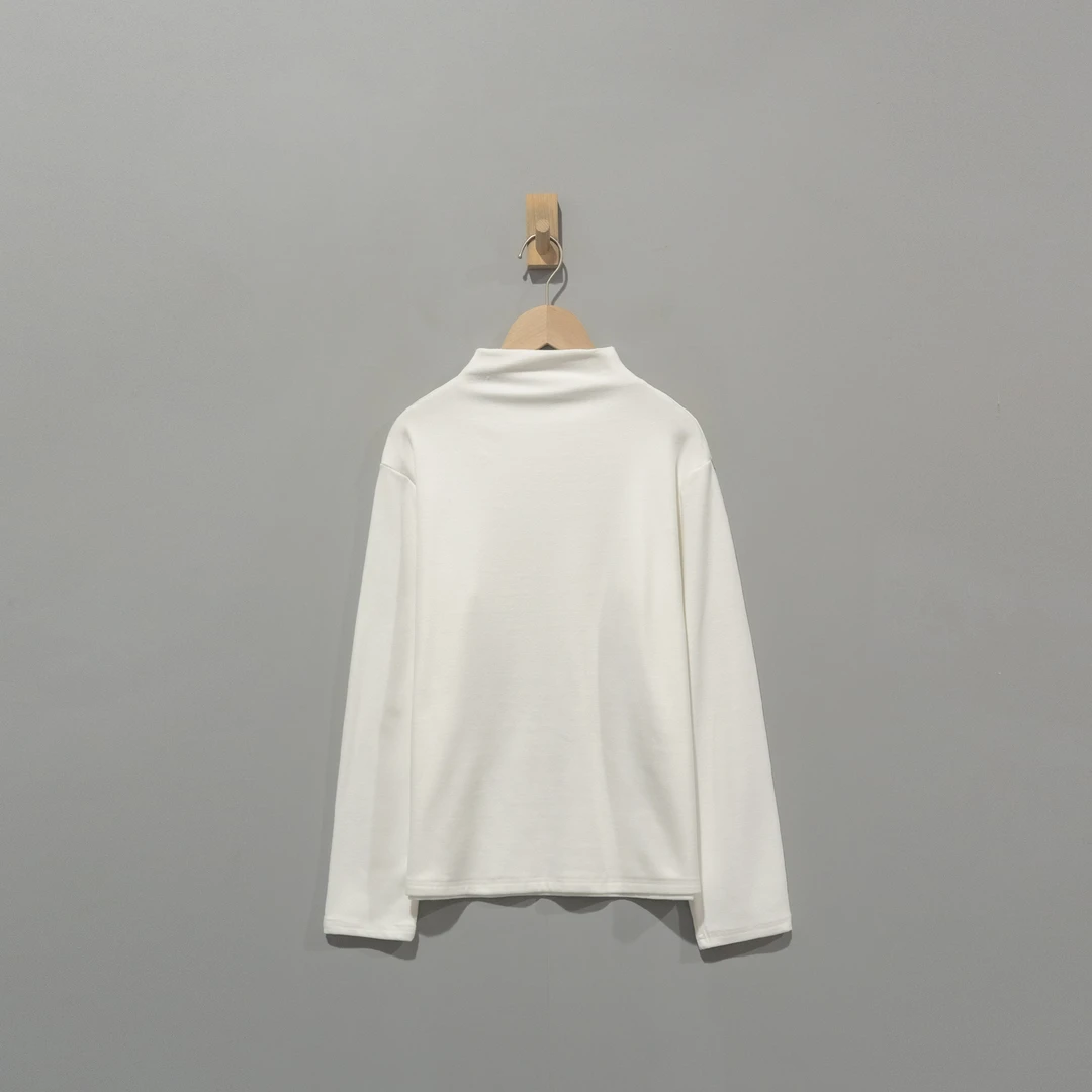 【且听风吟】0112023文艺复古半高领保暖百搭打底衫 衣长60 胸围100