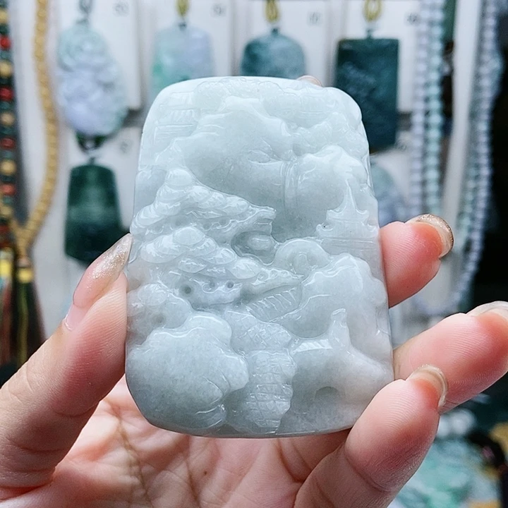 翡翠未镶嵌颈饰翡翠