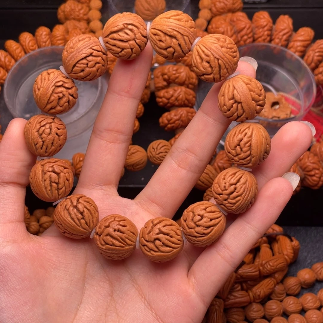 龙***风木质类秦岭核桃密纹绣球