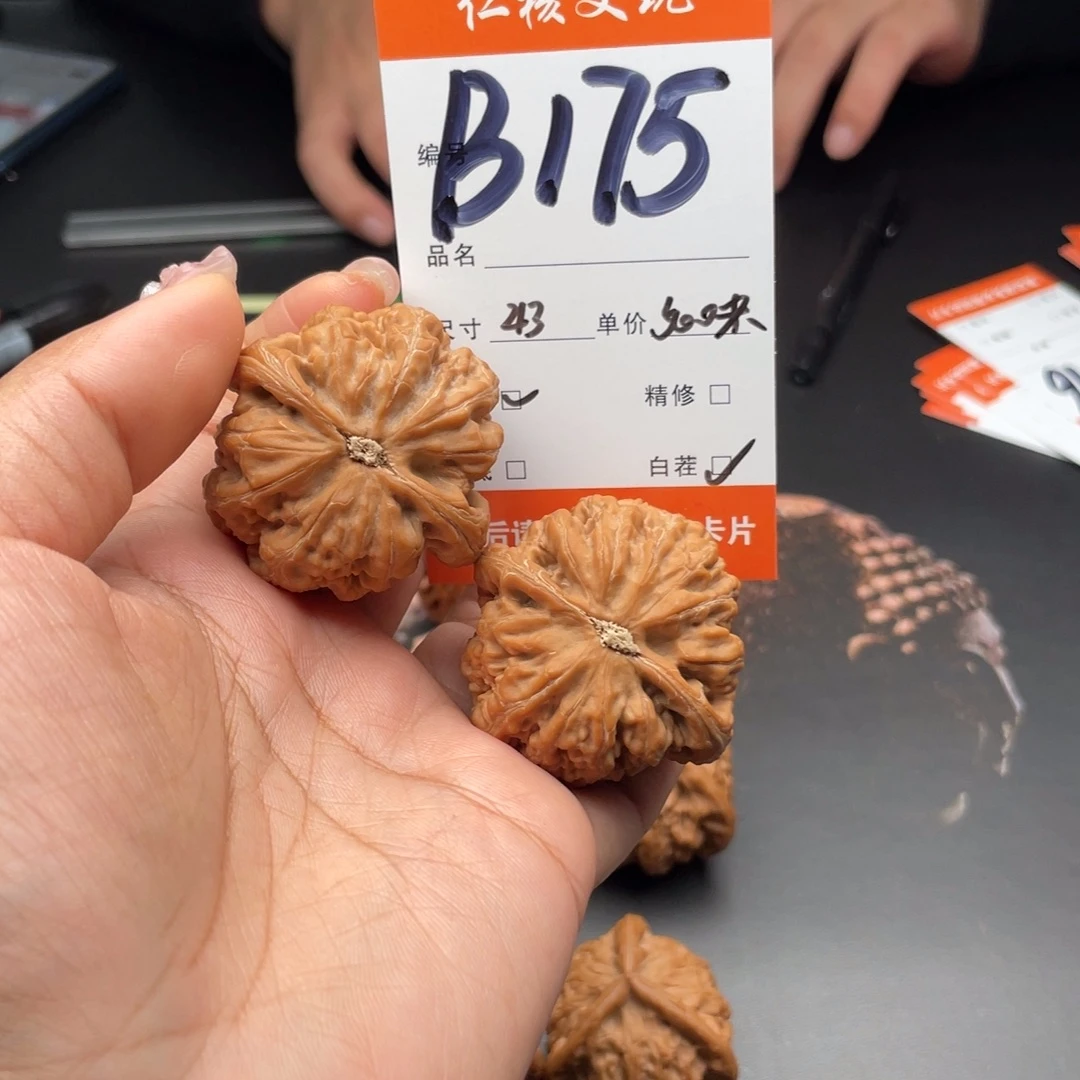 小***儿把件文玩核桃43尺寸粗筋