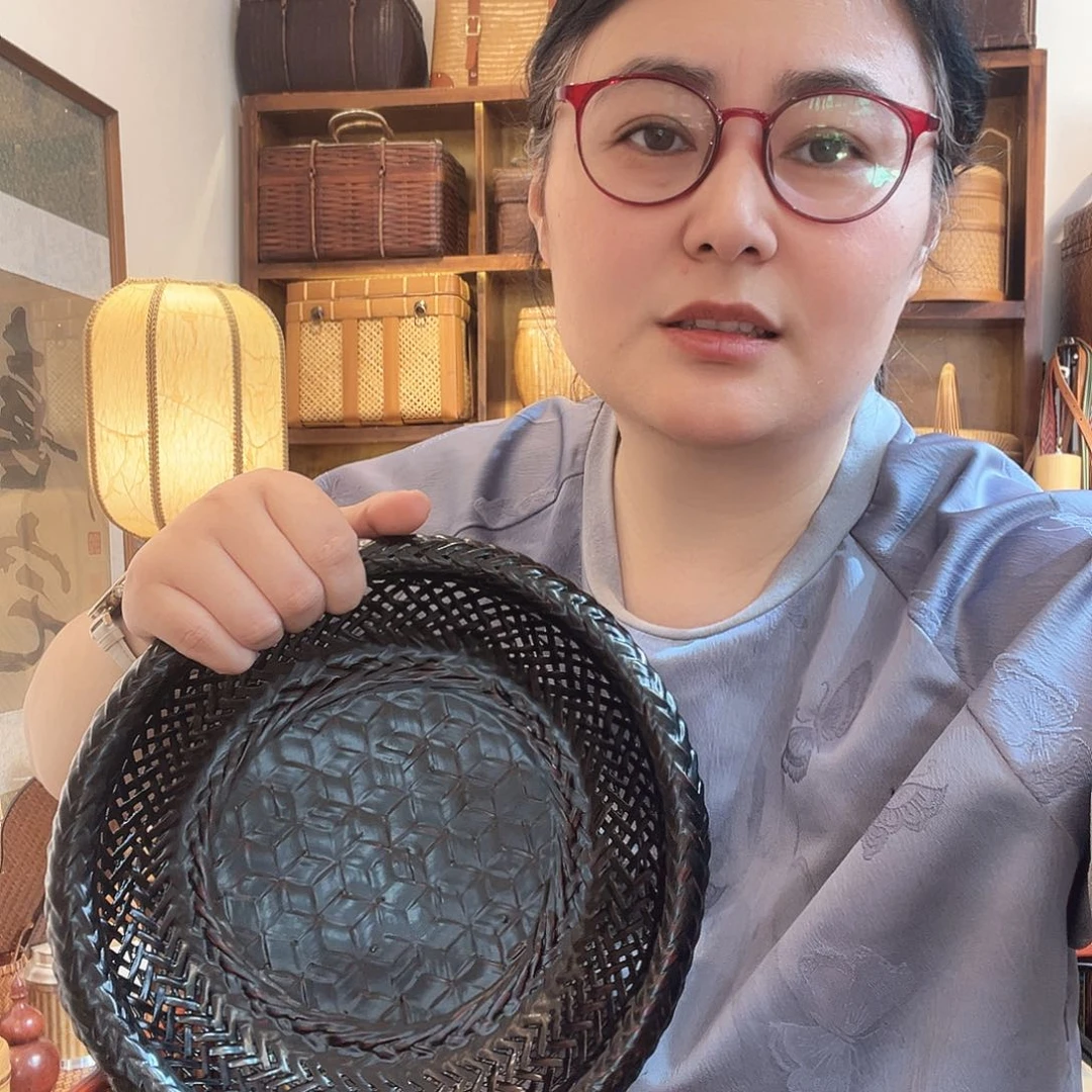 竹编收纳筐竹编筐