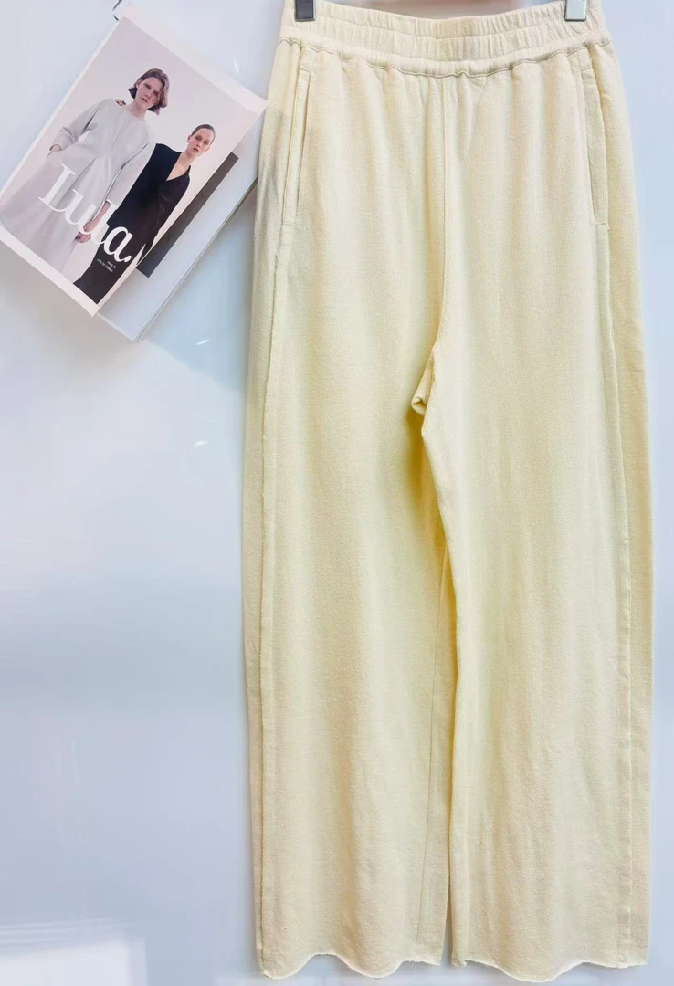 深圳南油原创2025新款NL松紧宽松百搭休闲裤71636