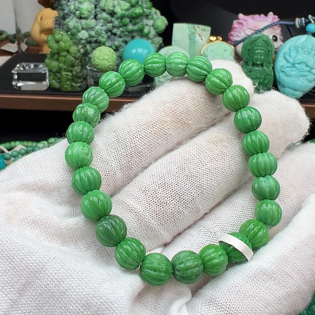绿松石未镶嵌绿松石主播璐璐