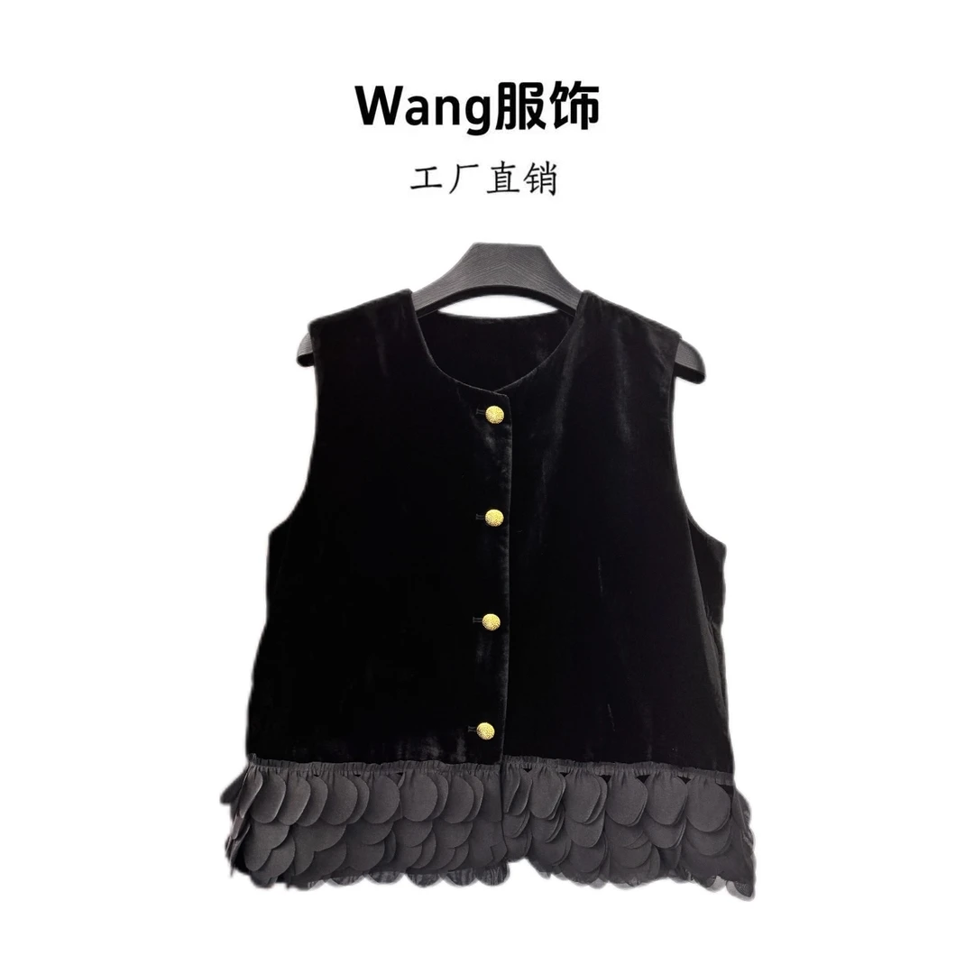【WANG】高定新款新中式重工马甲马夹88829