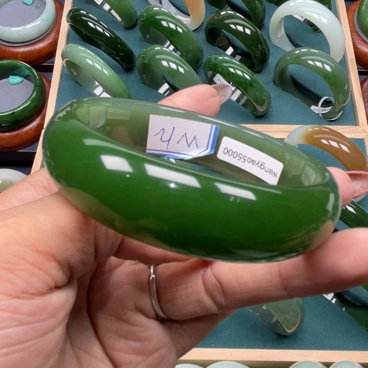 未镶嵌手镯和田玉（碧玉）64/65圈口