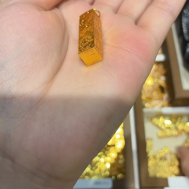 铜合金8327强保色发 1 个壹笔壹吊坠