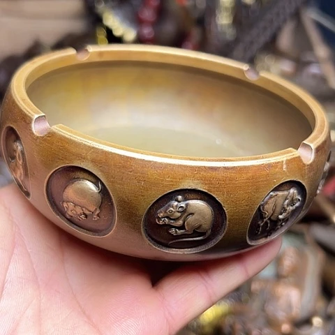 铜制文玩把玩物件