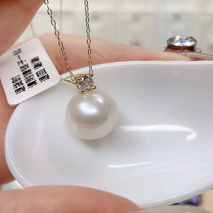 淡水珍珠吊坠(赠链)合金