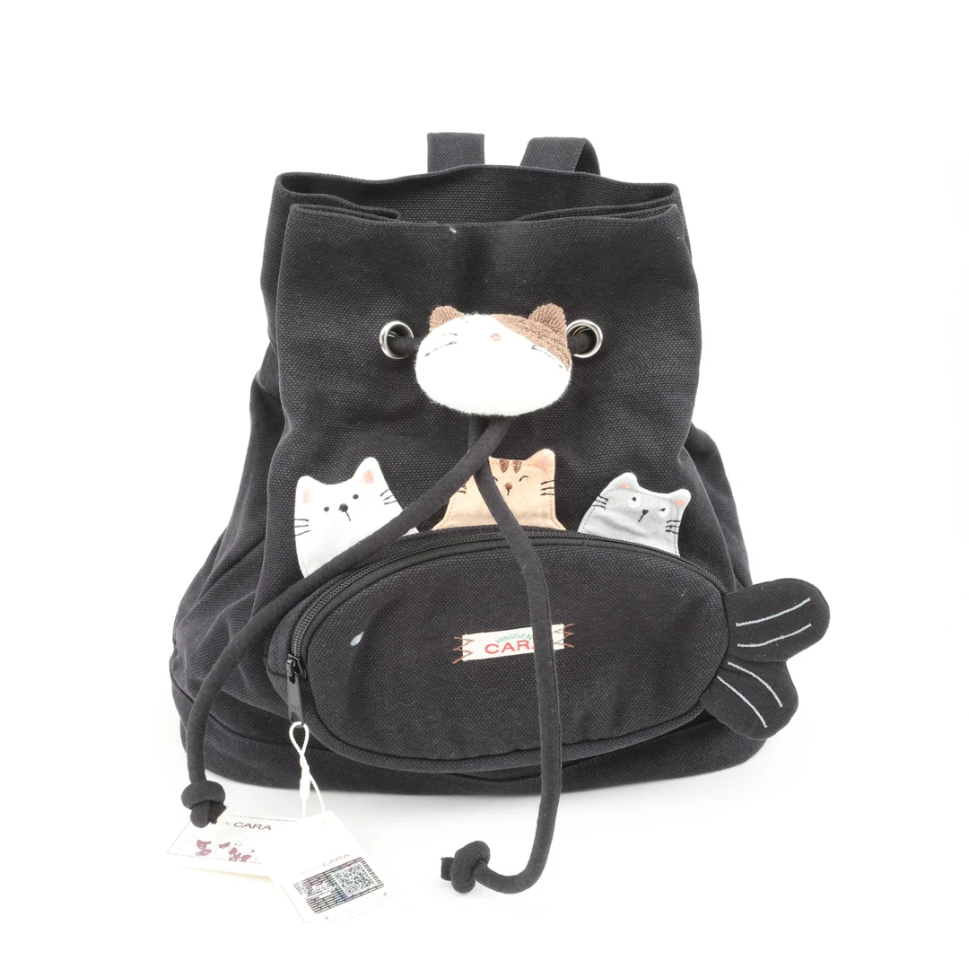小Gon与小伙伴双肩包HIKOSEN CARA卡拉猫帆布棉女包
