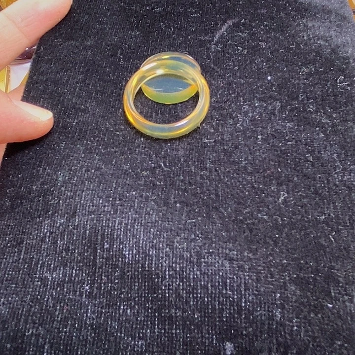 琥珀未镶嵌吊坠(不含链)天然缅甸琥珀金珀指环