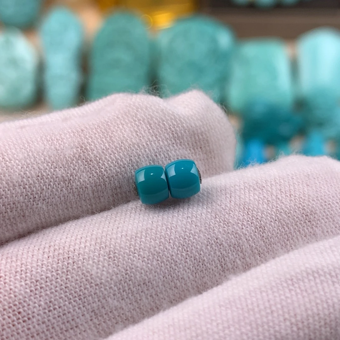 绿松石未镶嵌配对直切卡5