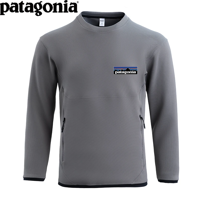 Patagonia/巴塔哥尼亚春秋季男士长袖户外卫衣休闲套头运动衫T桖