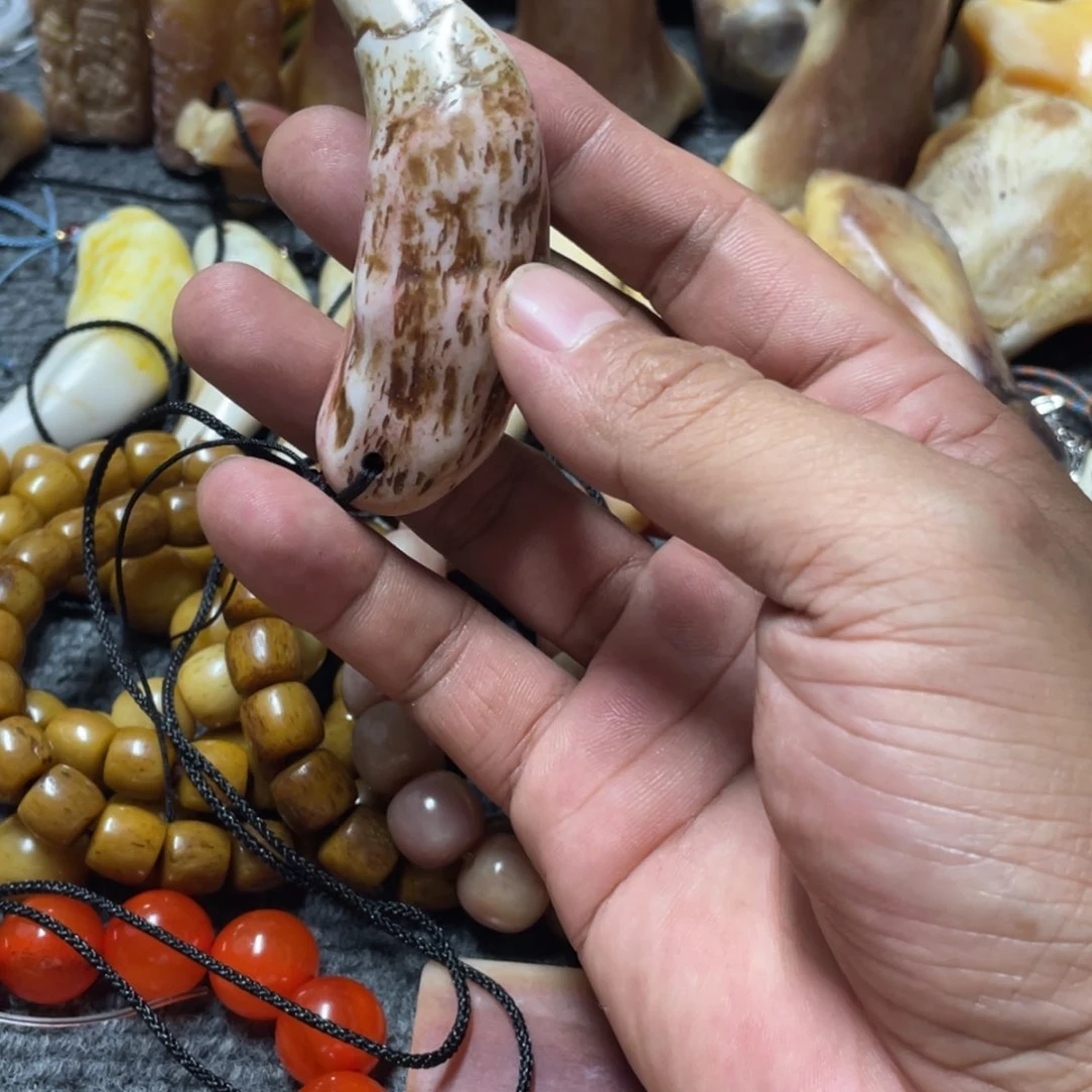 手串/手链驼骨8+灰色牙牙