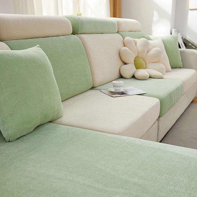 雪尼尔沙发套全包万能套罩四季通用全盖布防滑沙发垫沙发笠防猫抓