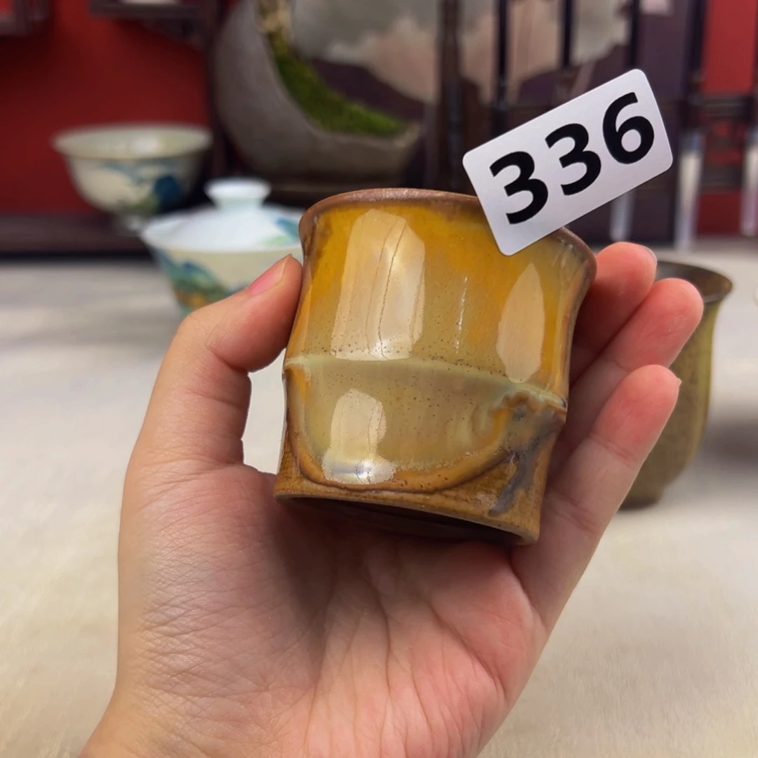 杯子纯手工柴烧主人杯