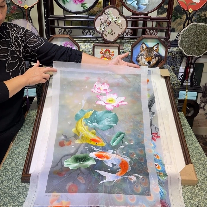 刺绣手工苏绣工艺制作技艺精湛