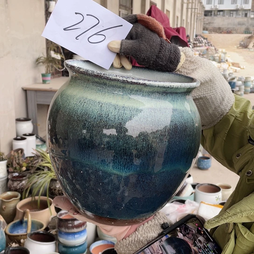 红陶王嫂花盆0211-276