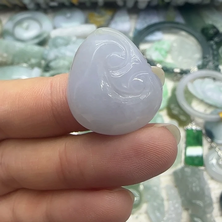 翡翠未镶嵌手链如意