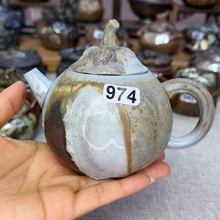 裸柴烧陶瓷手工茶器