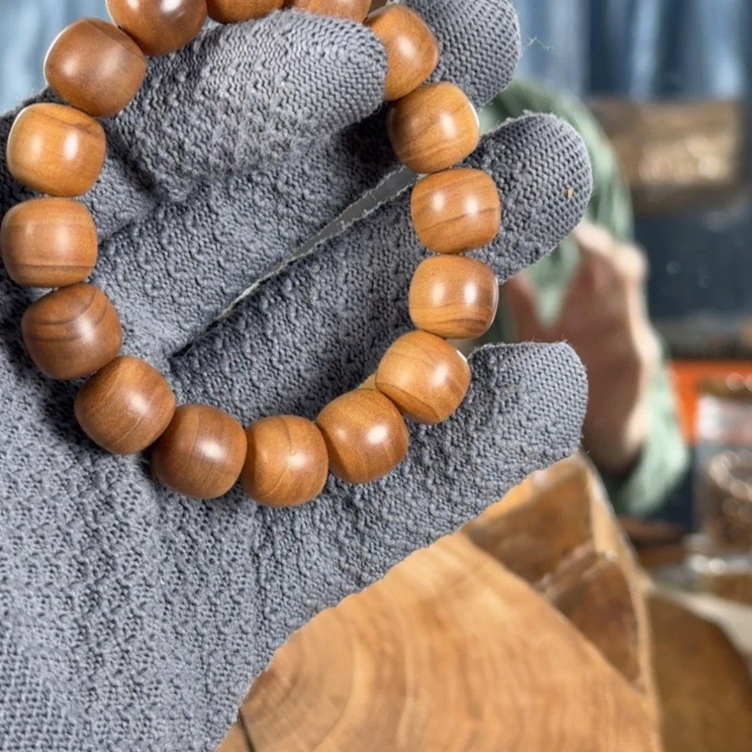 檀香木其他福利沉水级王系列十号料“百年虫漏”1314横黑沉