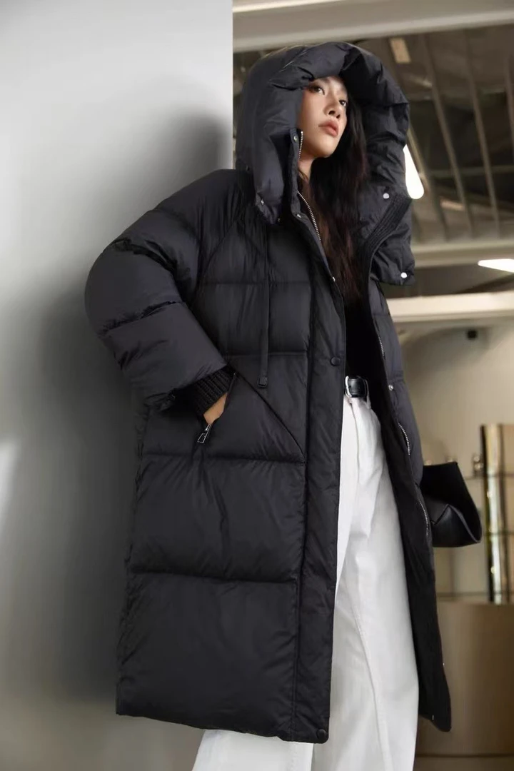 古欧新品连帽时尚潮流羽绒服1915