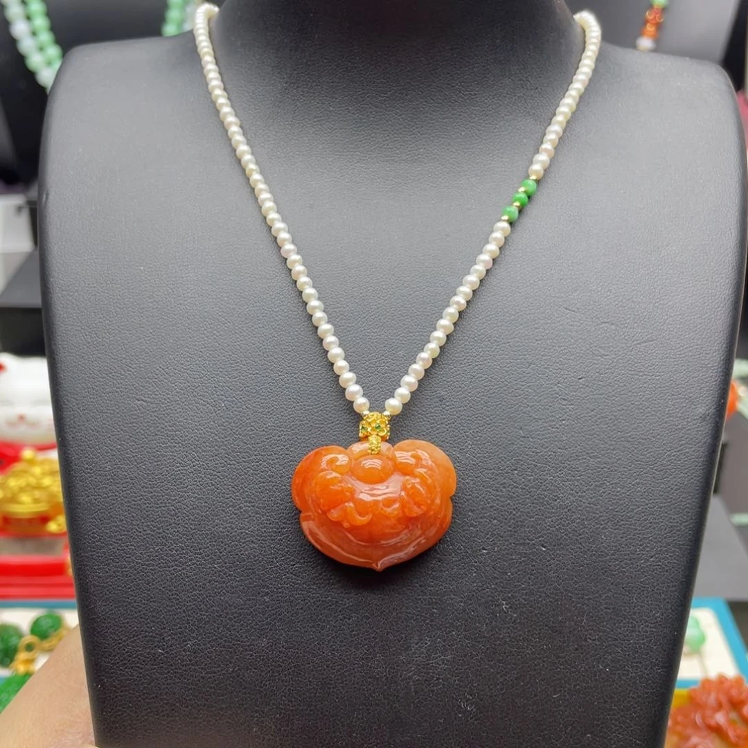 翡翠未镶嵌颈饰翡翠如意